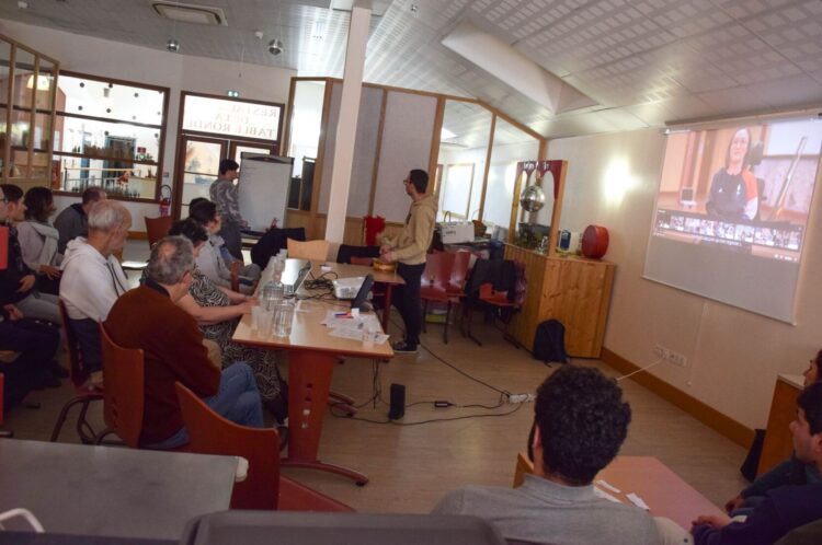 groupe la chronique des débutins en atelier